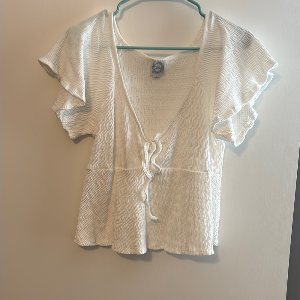 White Crop Top Fit